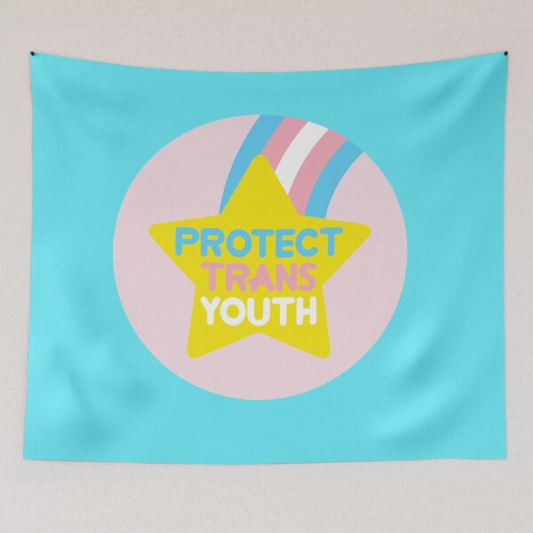 Item preview, protect trans youth designed and sold by remerasnerdas.