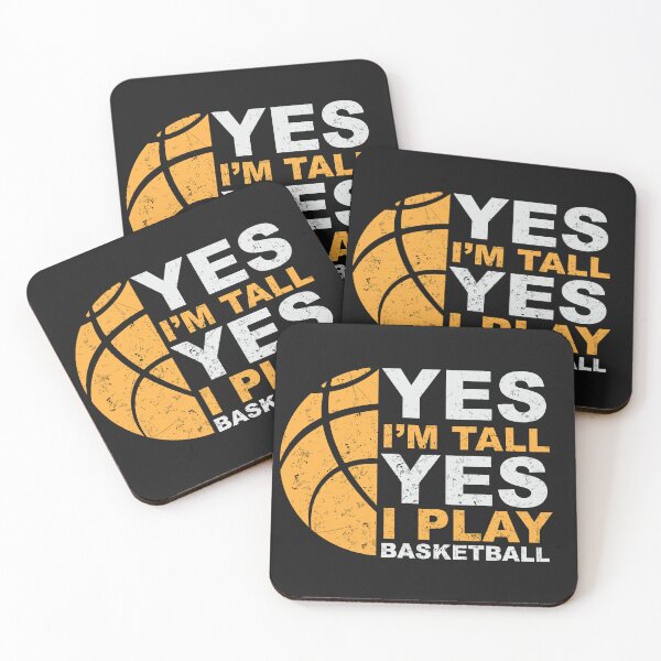 Item preview, Yes i'm tall yes i play basketball designed and sold by Designandlove.