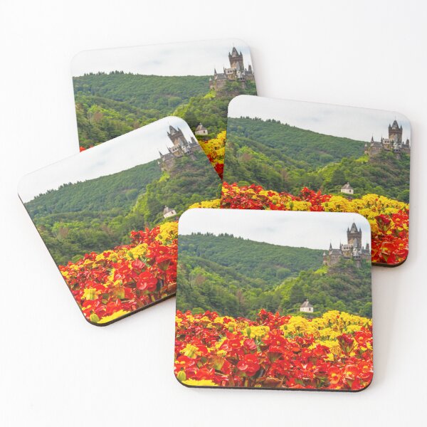 Item preview, Cochem Castle with Flowers designed and sold by StewieStrout.