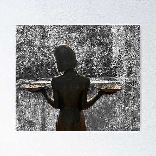 Item preview, Bird Girl Gazes Indifferently at the Lake designed and sold by MiddleJourney.