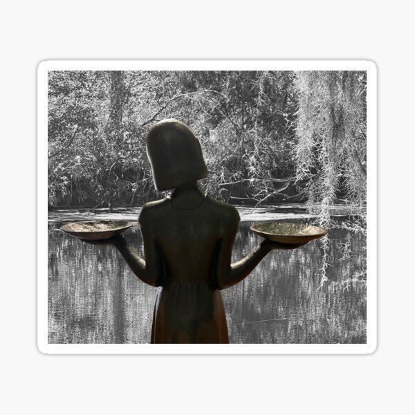 Item preview, Bird Girl Gazes Indifferently at the Lake designed and sold by MiddleJourney.