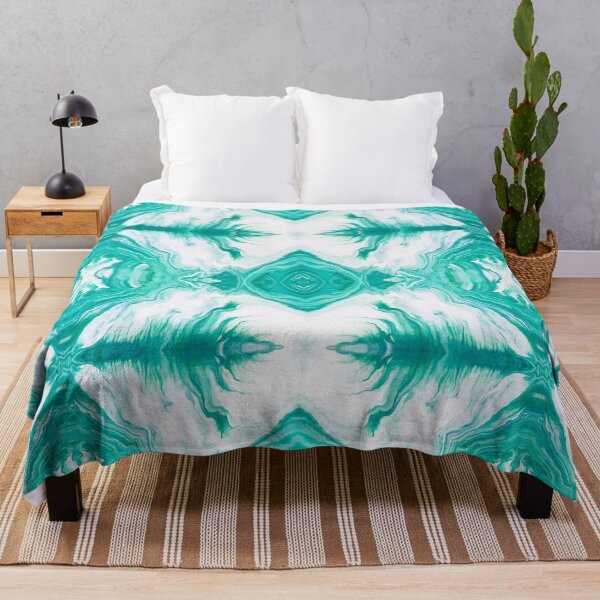 Item preview, Abstract Green and White Painting designed and sold by Creative-Voyage.