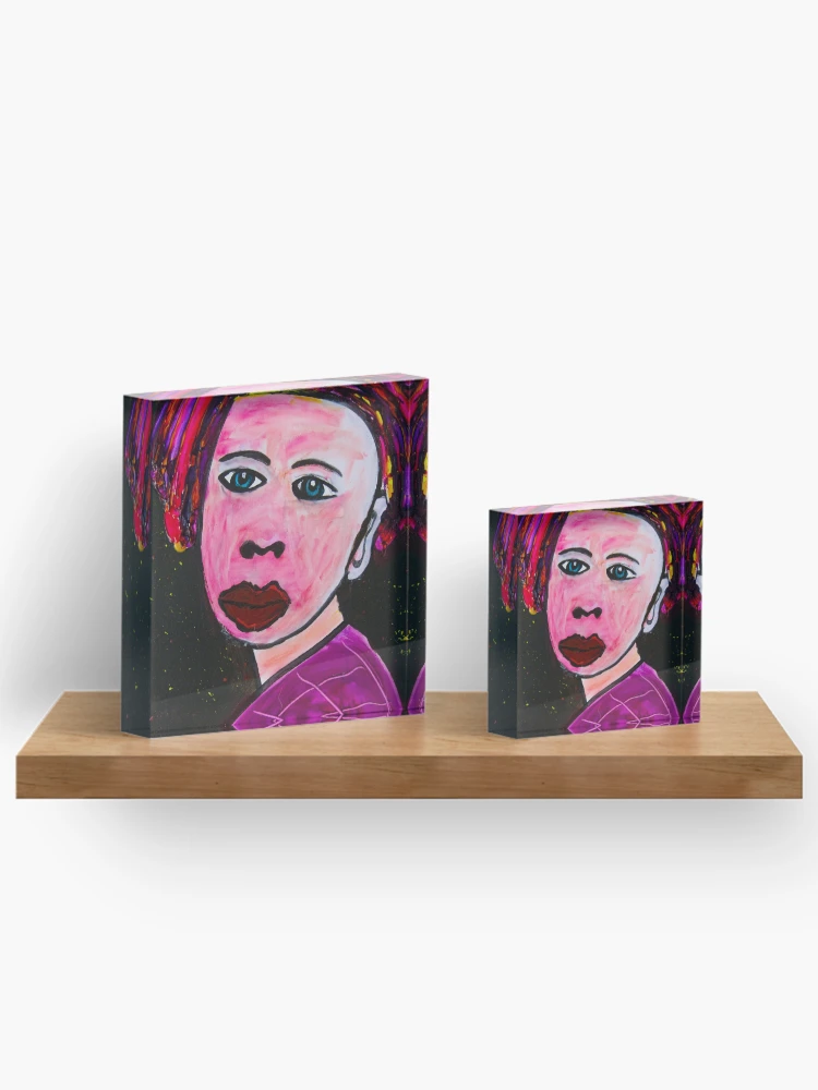 Thumbnail 3 of 5, Acrylic Block, Cecelia designed and sold by RandaRubyRed.