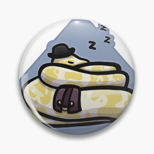 Item preview, Sleepy Snake Janus designed and sold by Doodledaf.