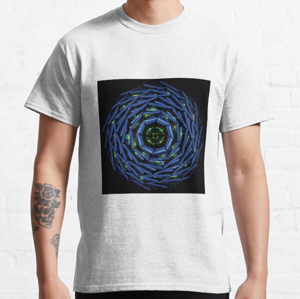 Abstract Futuristic Metal Flower-Like Structure Design Classic T-Shirt