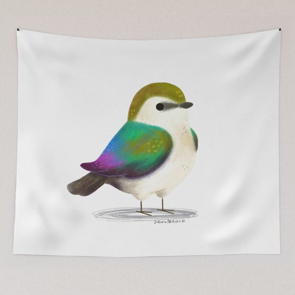Item preview, Violet Green Swallow Bird designed and sold by julianamotzko.