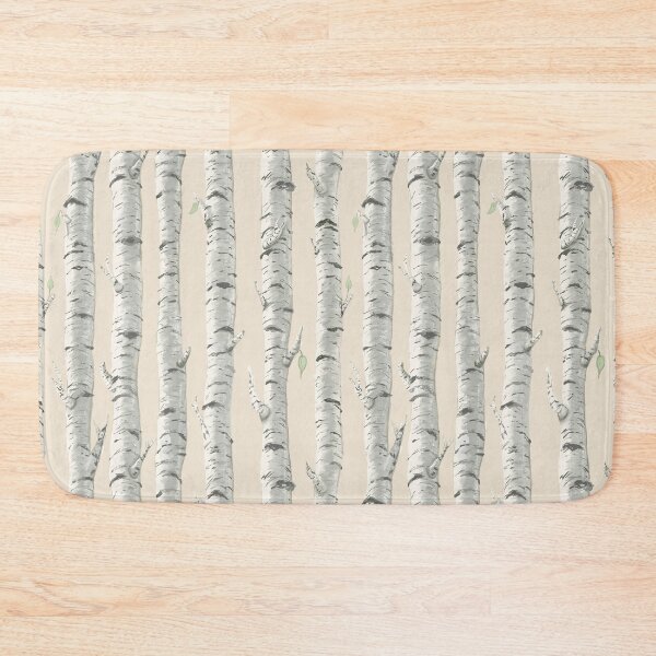 Item preview, Birch Trunks on Ivory designed and sold by missdebi27.
