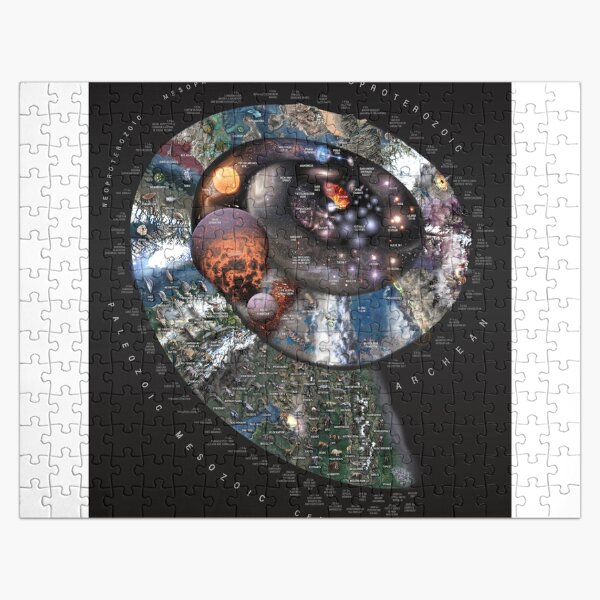 Nature Timespiral dark background! Jigsaw Puzzle