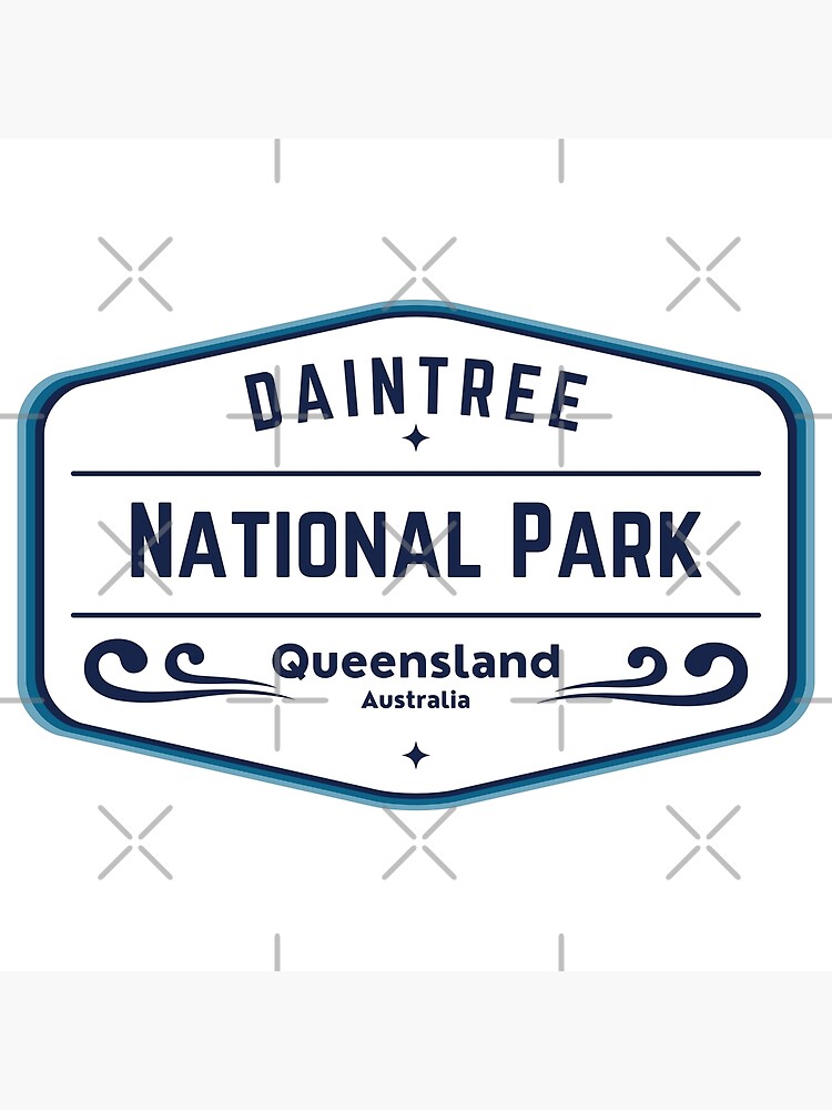 "Daintree National Park Queensland Australia Souvenir" Poster for Sale