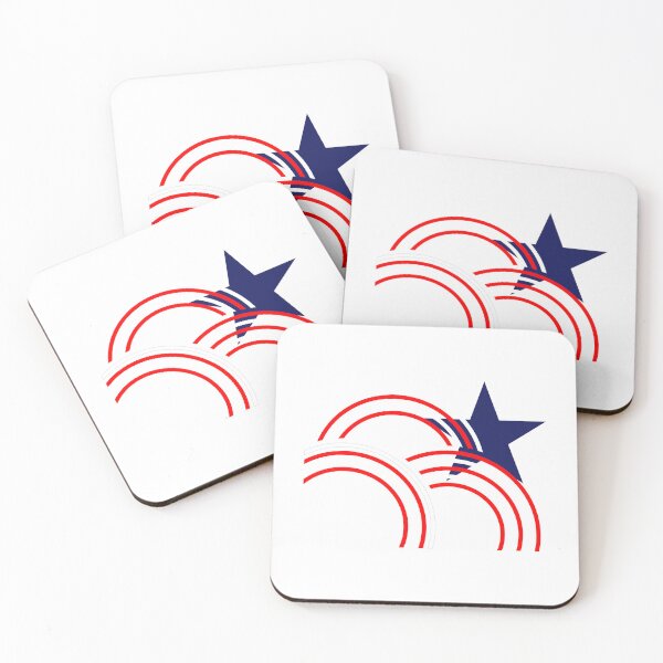Item preview, Blue Star with Red and White Stripes designed and sold by Coop & Company Designs.