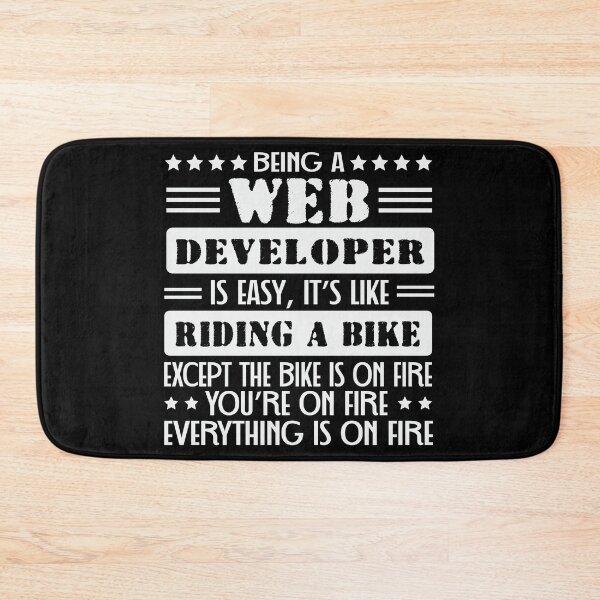 Item preview, Being Web Developer Easy Like Ride Bike designed and sold by simplife-art.