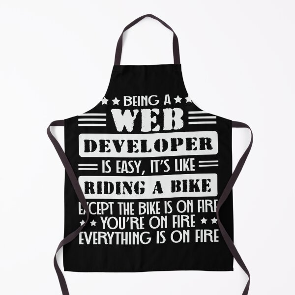 Item preview, Being Web Developer Easy Like Ride Bike designed and sold by simplife-art.