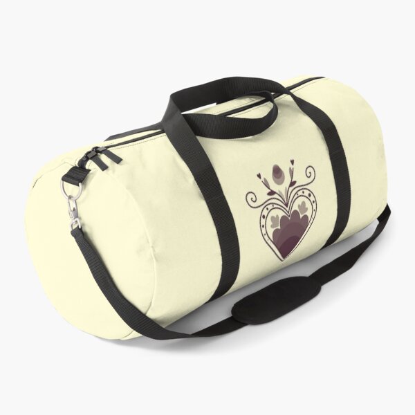 Item preview, Ornamental Heart in Brown and Beige Deer Like Retro Vintage Symmetrical designed and sold by marie-inks.
