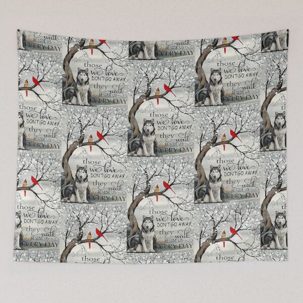 Item preview, husky dog love dont go away quotes gift designed and sold by Douglafa.