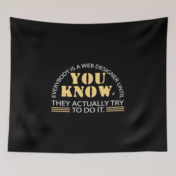 Item preview, They Tried To Do It Become Web Designer designed and sold by simplife-art.