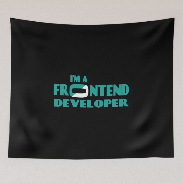 Item preview, Funny I Am A Frontend Developer designed and sold by simplife-art.