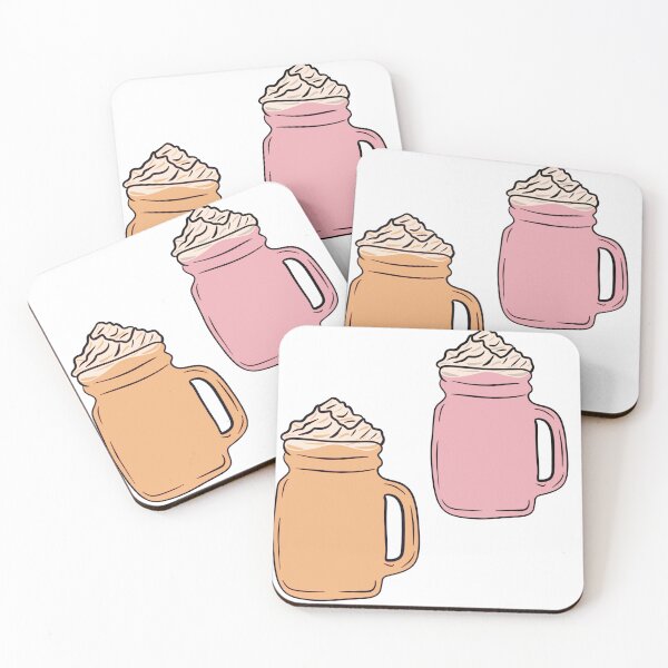 Item preview, Pink and Orange Whipped Drinks designed and sold by SugarSaltSpice.