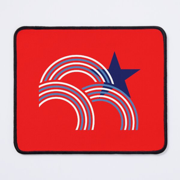 Item preview, Blue Star with Blue and White Stripes designed and sold by Coop & Company Designs.