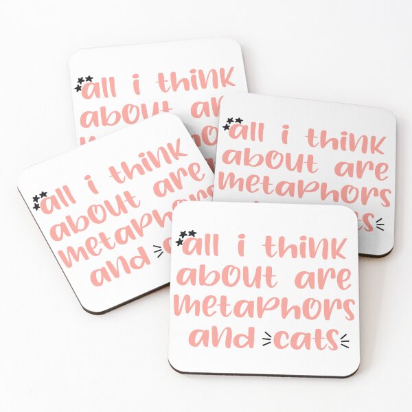 Item preview, Taylor Swift ‘all i think about are metaphors and cats’ designed and sold by Sarah Swiftie.