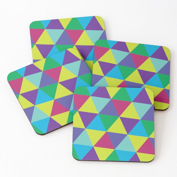 Item preview, 90s Retro Geometric Triangles designed and sold by ind3finite.