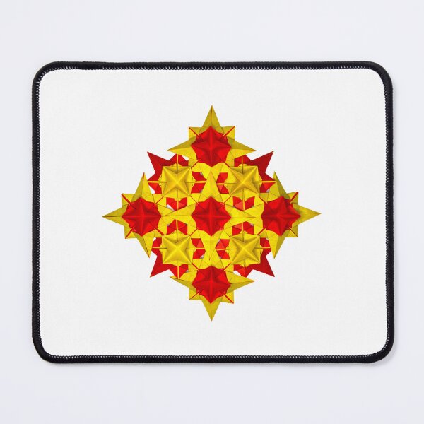 Item preview, Origami Star quilt, paper craft Stars yellow and red designed and sold by Meo Design.