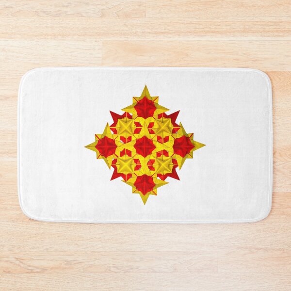 Item preview, Origami Star quilt, paper craft Stars yellow and red designed and sold by Meo Design.