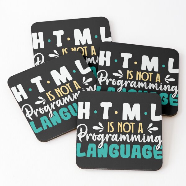 Item preview, HTML Is Not A Programming Language designed and sold by simplife-art.