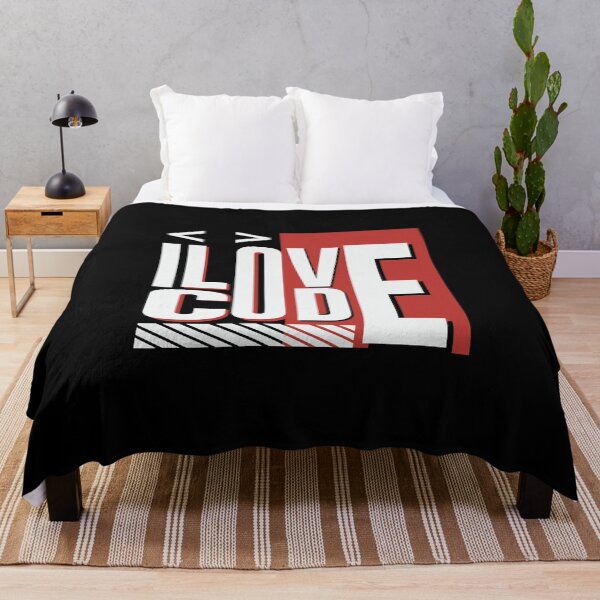 Item preview, I Love Code Programming Software designed and sold by simplife-art.