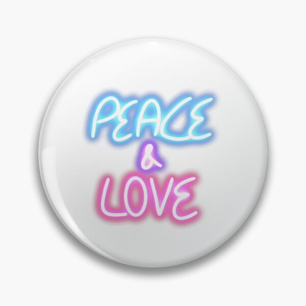 Item preview, Peace and Love Neon designed and sold by BrieFine22.