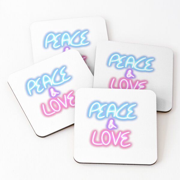 Item preview, Peace and Love Neon designed and sold by BrieFine22.