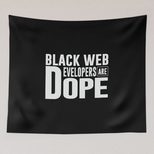 Item preview, Black Webs Developers Are Dope designed and sold by simplife-art.