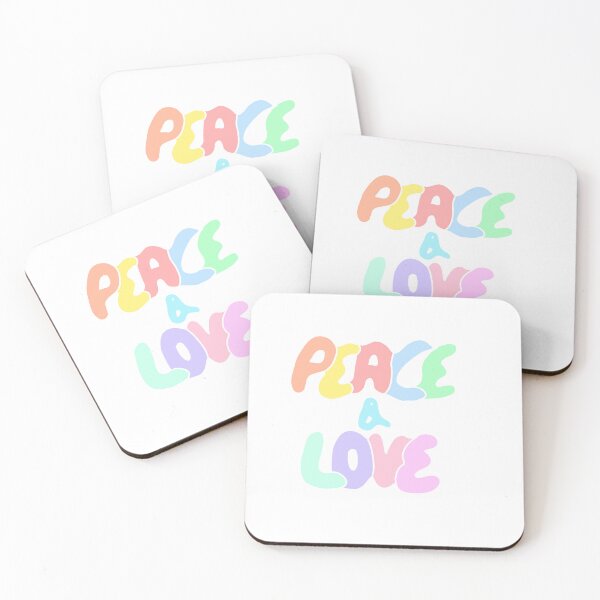 Item preview, Peace and Love Pastel designed and sold by BrieFine22.