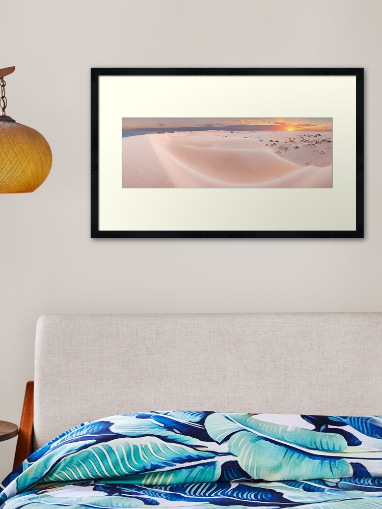 Thumbnail 2 of 7, Framed Art Print, Fowlers Bay Sand Dunes, Eyre Peninsula, South Australia designed and sold by Chockstone.