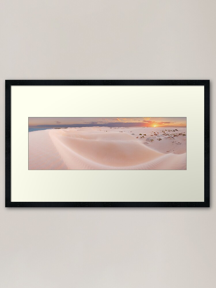 Thumbnail 1 of 7, Framed Art Print, Fowlers Bay Sand Dunes, Eyre Peninsula, South Australia designed and sold by Chockstone.