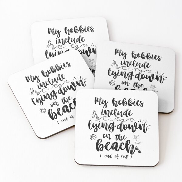 Item preview, My hobbies include lying down on the beach designed and sold by aboniteblanc.