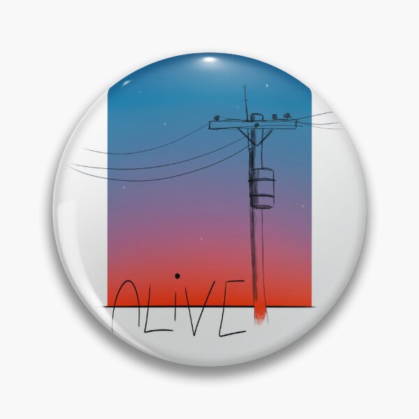 Item preview, Sunset with Wires and Space. Feel Alive designed and sold by marie-inks.