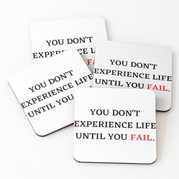 Item preview, You don't experience life until you fail designed and sold by SimpleButter.