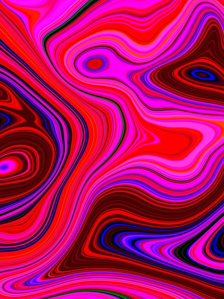 Rose Quartz Swirl Marble Abstract Art by cynthiamanor