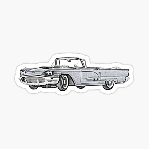 Item preview, 1958 Ford Thunderbird convertible designed and sold by surgedesigns.