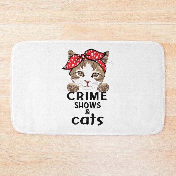 Item preview, Crime shows and cats  designed and sold by Fislux.
