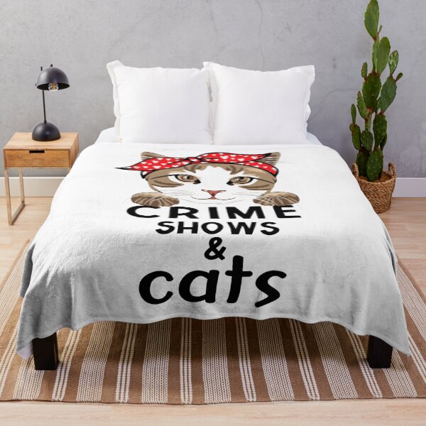 Item preview, Crime shows and cats  designed and sold by Fislux.