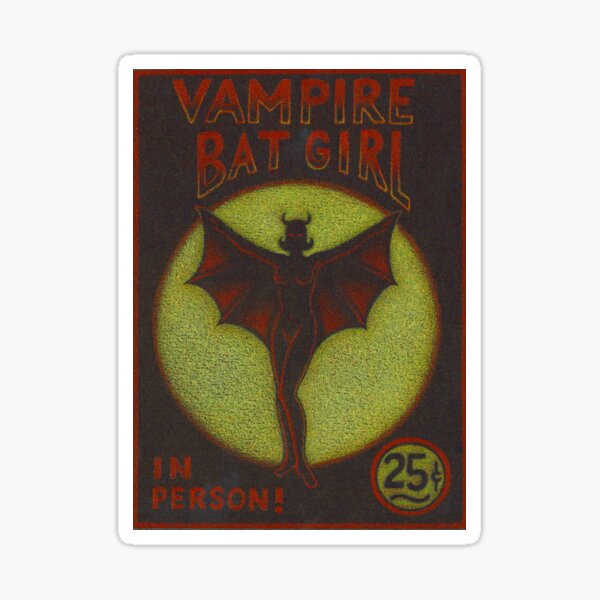 Vampire Batgirl Sticker