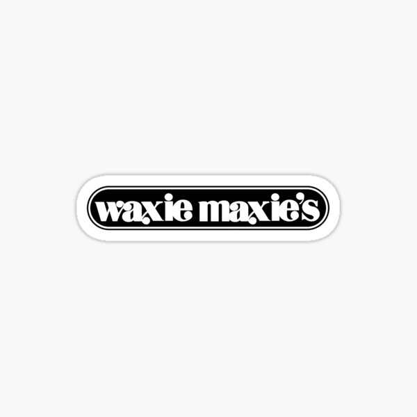 Washington DC Area Record Store Waxie Maxie's  Sticker for Sale