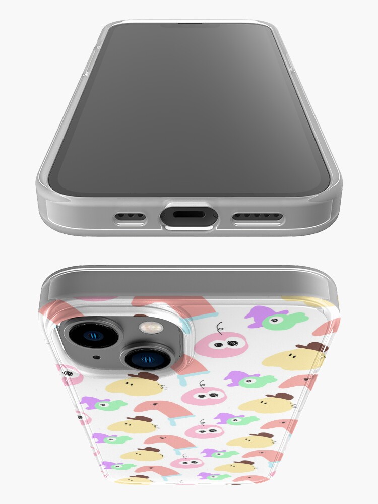 Smiling Friends minimal pattern iPhone Case