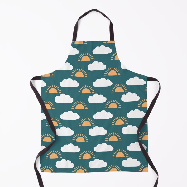 Item preview, Sun and Clouds Boho Minimalist Home Decor Pattern designed and sold by delikedesign.