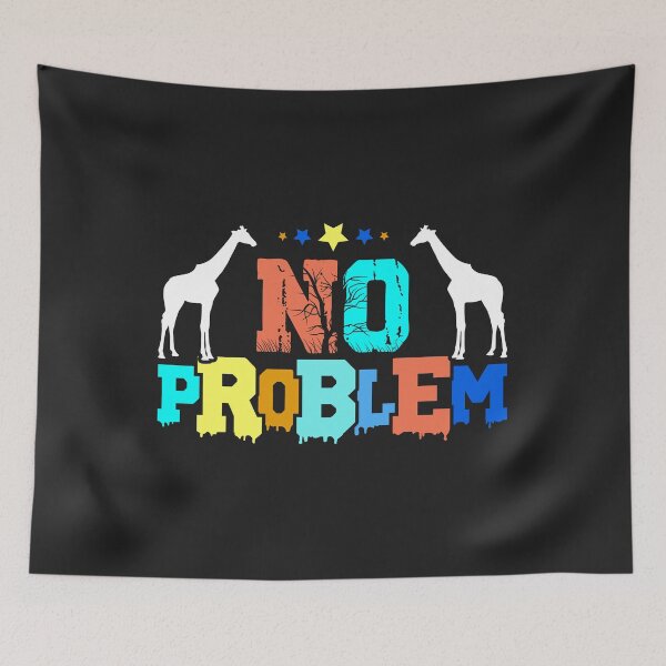 Item preview, No problem giraffe  designed and sold by Designandlove.