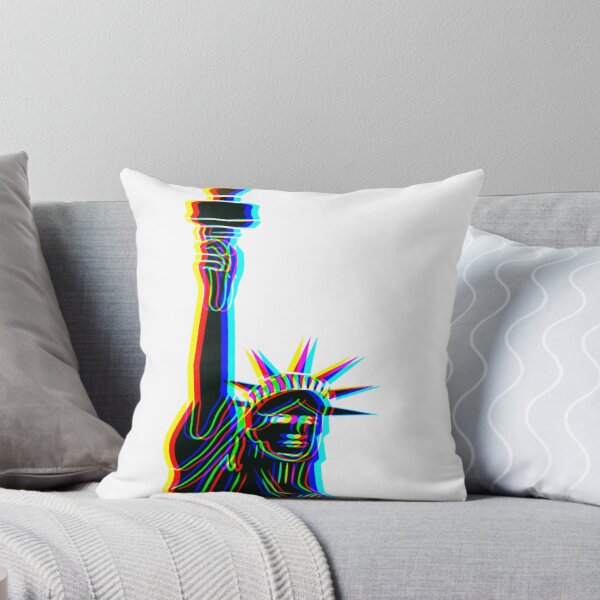 Item preview, Trippy Statue of Liberty 3d Sticker designed and sold by explorecity.