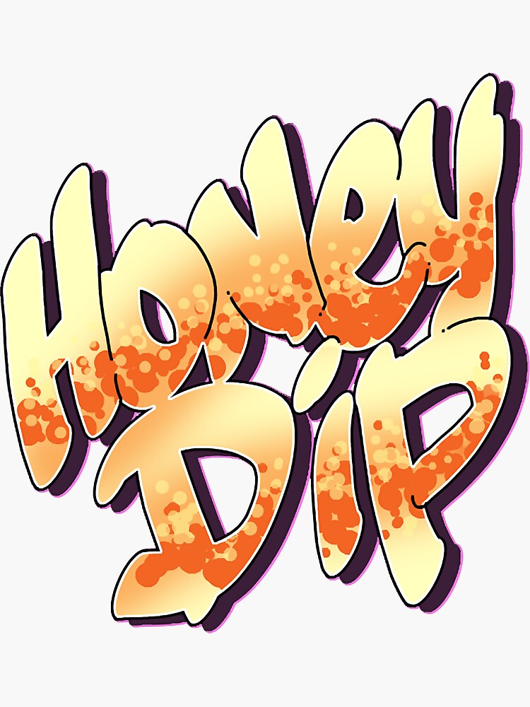 "Honey Dip " Sticker by Anthony2234567 Redbubble