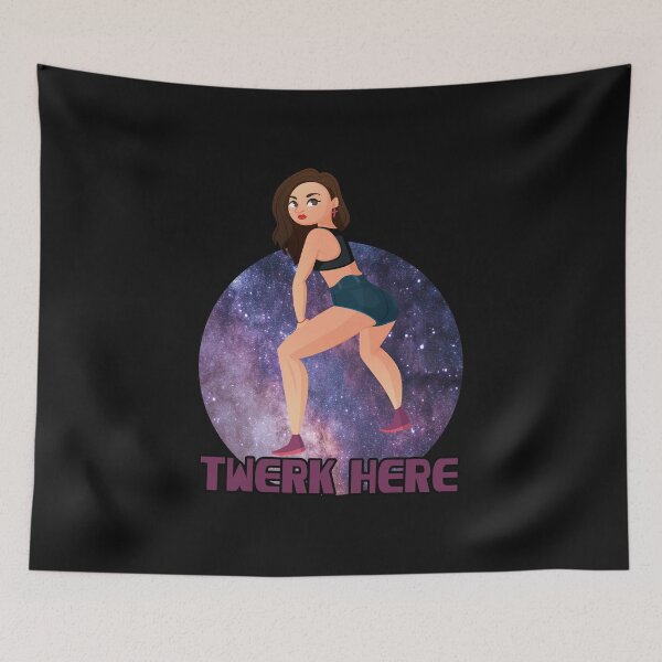 Item preview, TWERK HERE GALAXY Design  designed and sold by limos.