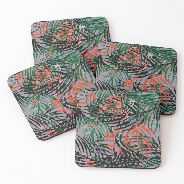 Item preview, Tropical palm leaves-orange designed and sold by SisterlyLove.